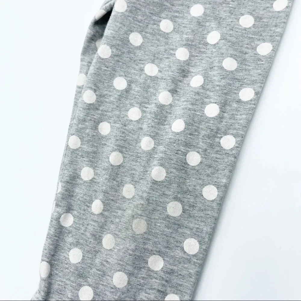Matilda Jane gray polka dot flare leggings
